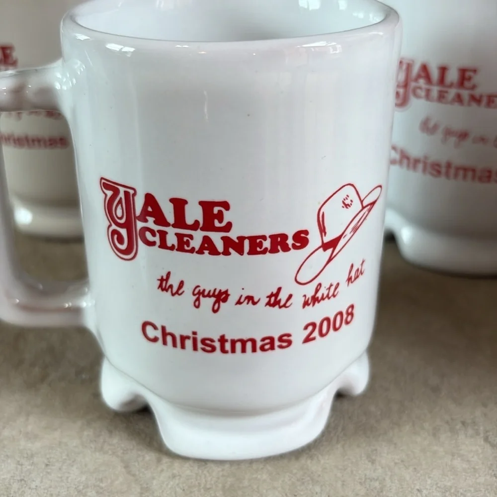 Frankoma USA Christmas collectors coffee cups/mugs set of 7